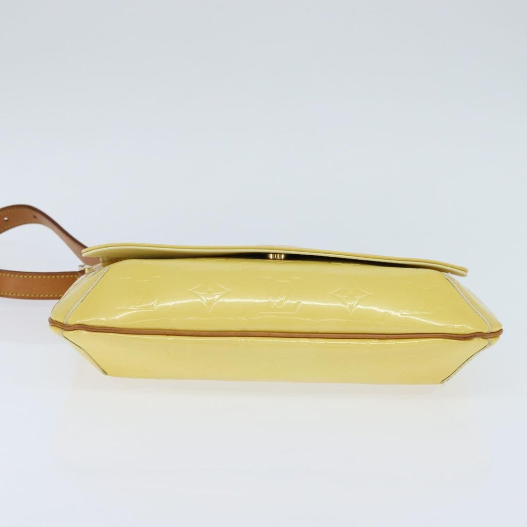 Louis Vuitton Thompson Street Handbag Monogram Vernis Yellow Patent_Leather Shoulder Bag Bag (Pre-Owned)