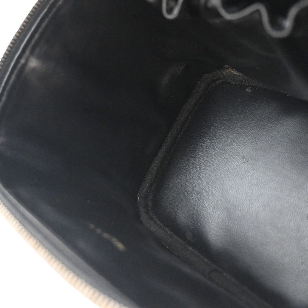Chanel Vintage Timeless Cosmetic Case Caviar Black Leather Handbag (Pre-Owned)