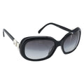 Chanel Logo Cc Sunglasses Plastic Black Plastic Sunglasse Accessory (Pre-Owned)