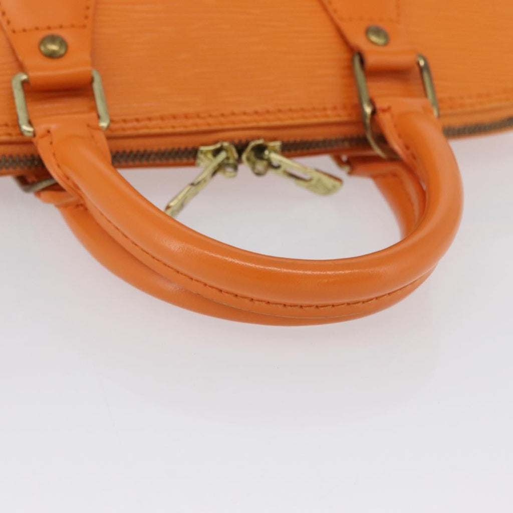 Louis Vuitton Alma Handbag Epi Leather Orange Leather Handbag (Pre-Owned)