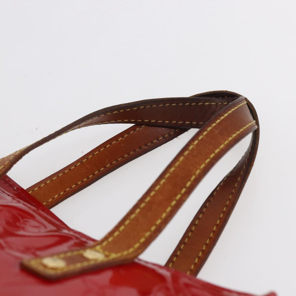 Louis Vuitton Reade Handbag Monogram Vernis Red Patent_Leather Handbag (Pre-Owned)