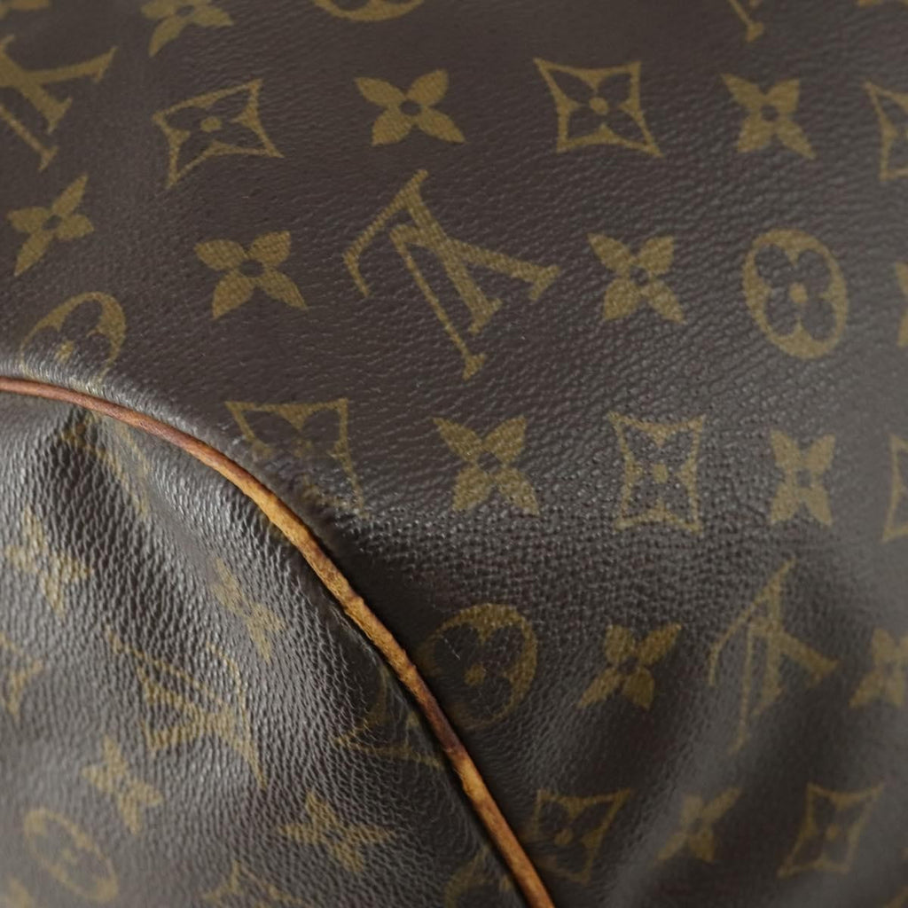 Louis Vuitton Keepall Bag Monogram Canvas Brown Canvas Travel Bag Bag (Pre-Owned)