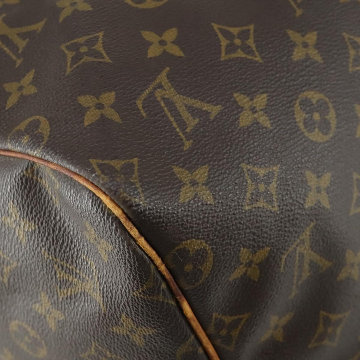 Louis Vuitton Keepall Bag Monogram Canvas Brown Canvas Travel Bag Bag (Pre-Owned)