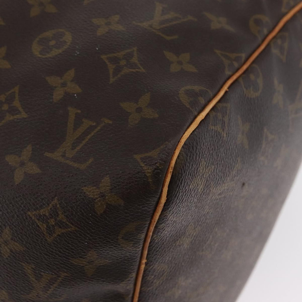Louis Vuitton Keepall Bag Monogram Canvas Brown Canvas Travel Bag Bag (Pre-Owned)