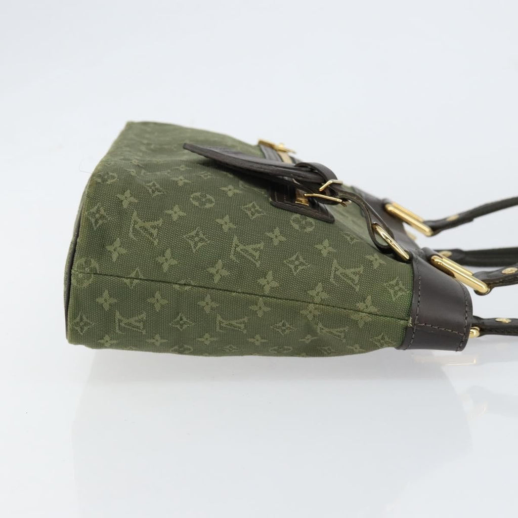 Louis Vuitton Lucille Handbag Mini Lin Khaki Canvas Handbag (Pre-Owned)