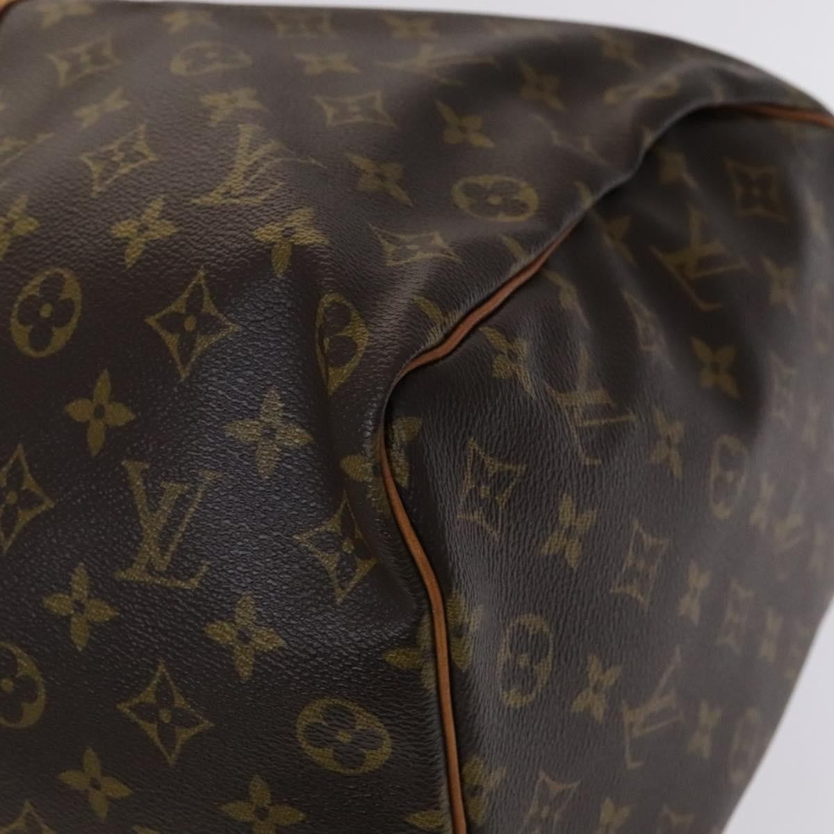 Louis Vuitton Keepall Bag Monogram Canvas Brown Canvas Travel Bag Bag (Pre-Owned)
