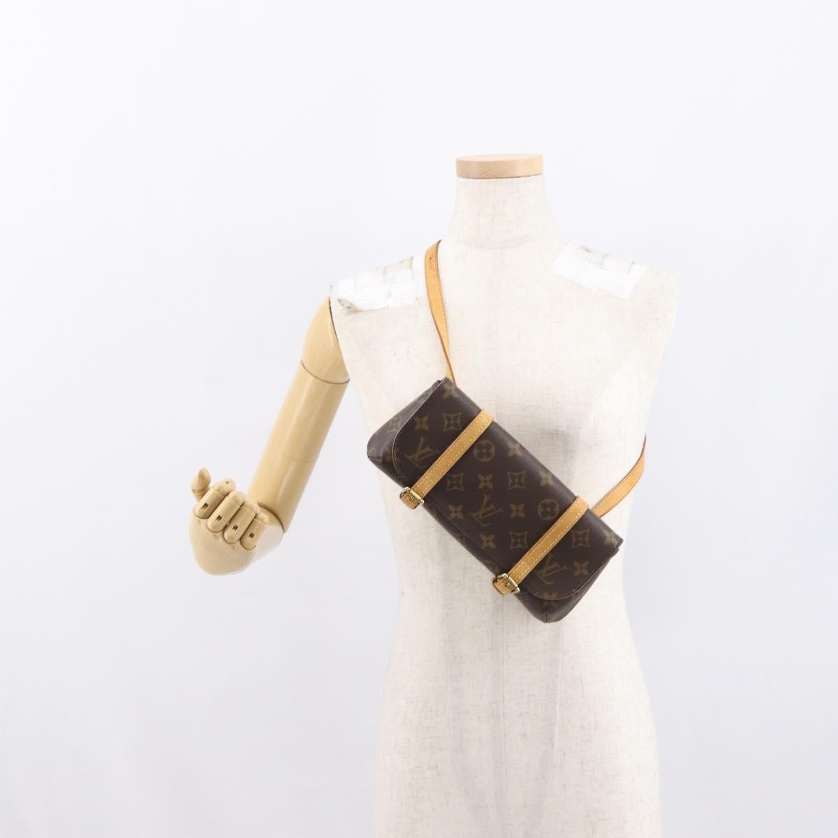 Louis Vuitton Marelle Waist Bag Monogram Canvas Brown Canvas Clutche & Pouche Bag (Pre-Owned)