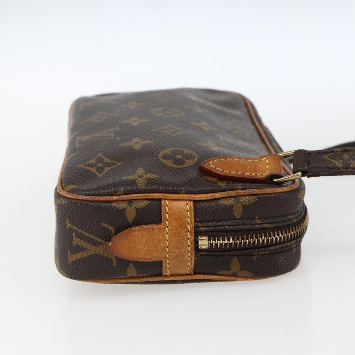 Louis Vuitton Pochette Marly Bandouliere Bag Monogram Canvas Brown Canvas Shoulder Bag Bag (Pre-Owned)