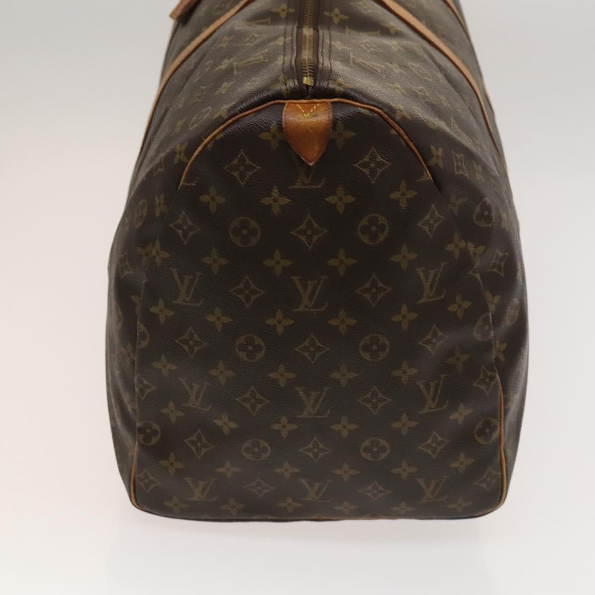 Louis Vuitton Keepall Bag Monogram Canvas Brown Canvas Travel Bag Bag (Pre-Owned)