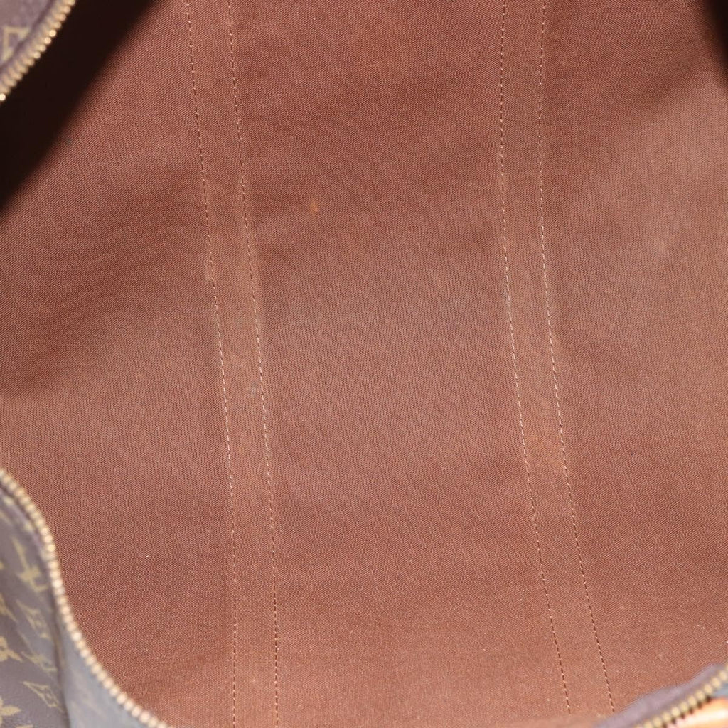 Louis Vuitton Keepall Bag Monogram Canvas Brown Canvas Travel Bag Bag (Pre-Owned)