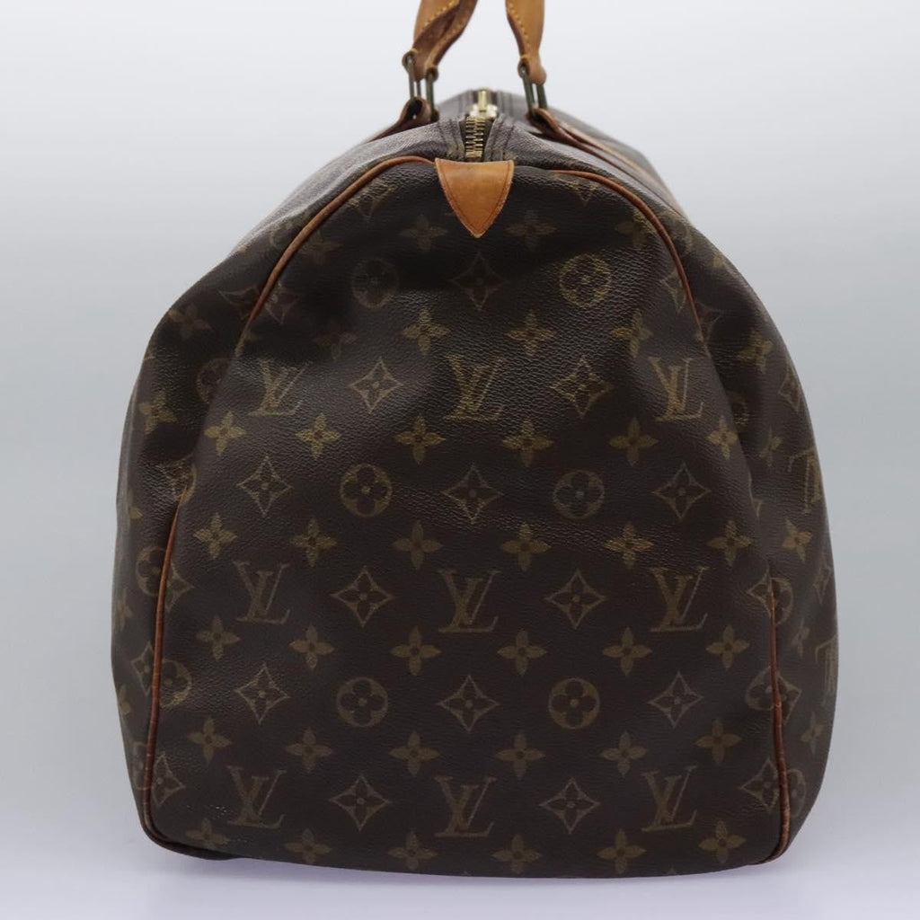 Louis Vuitton Keepall Bag Monogram Canvas Brown Canvas Travel Bag Bag (Pre-Owned)