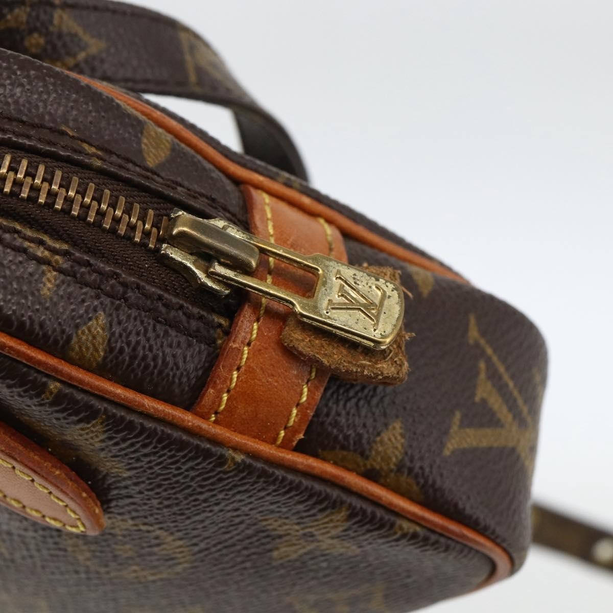 Louis Vuitton Pochette Marly Bandouliere Bag Monogram Canvas Brown Canvas Shoulder Bag Bag (Pre-Owned)