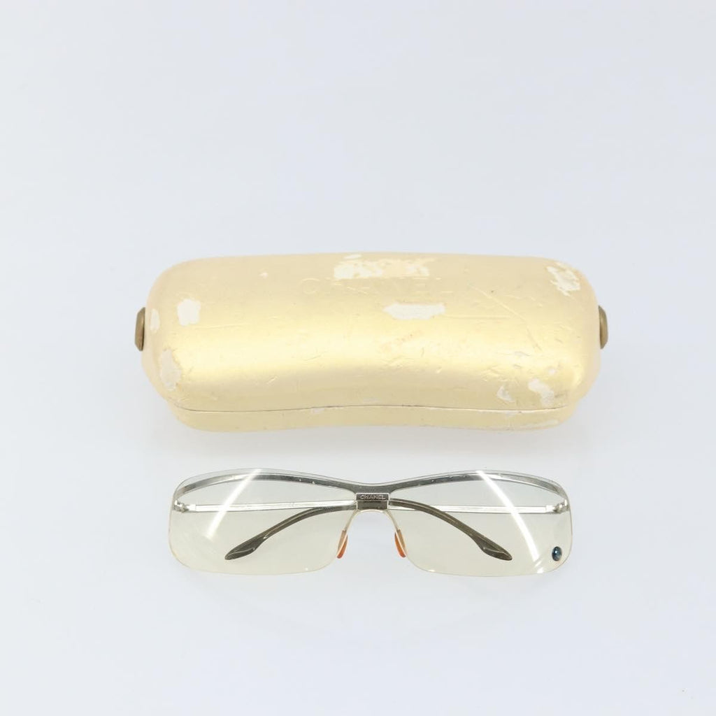 Chanel Logo Cc Sunglasses Metal Silver Metal Sunglasse Accessory (Pre-Owned)