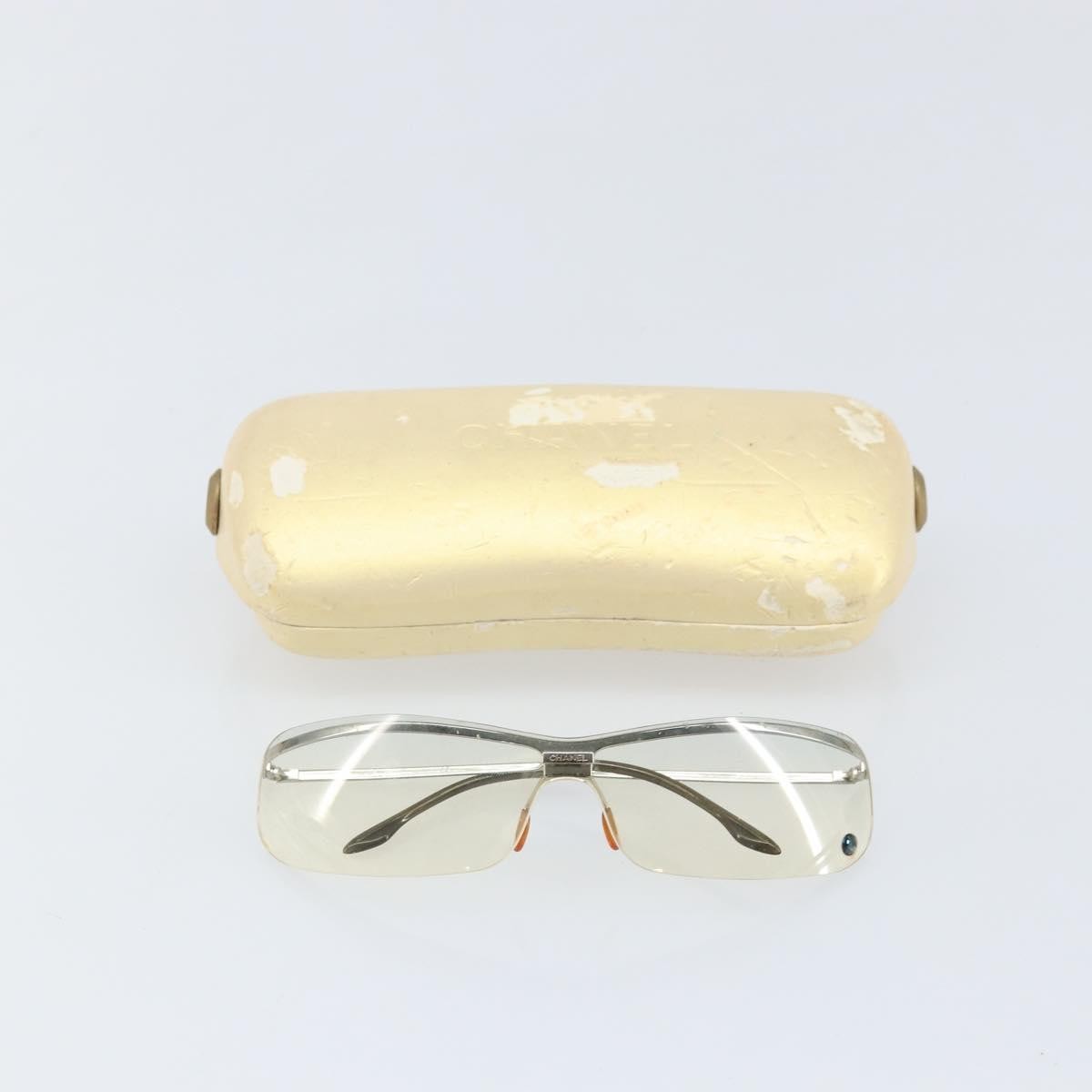 Chanel Logo Cc Sunglasses Metal Silver Metal Sunglasse Accessory (Pre-Owned)