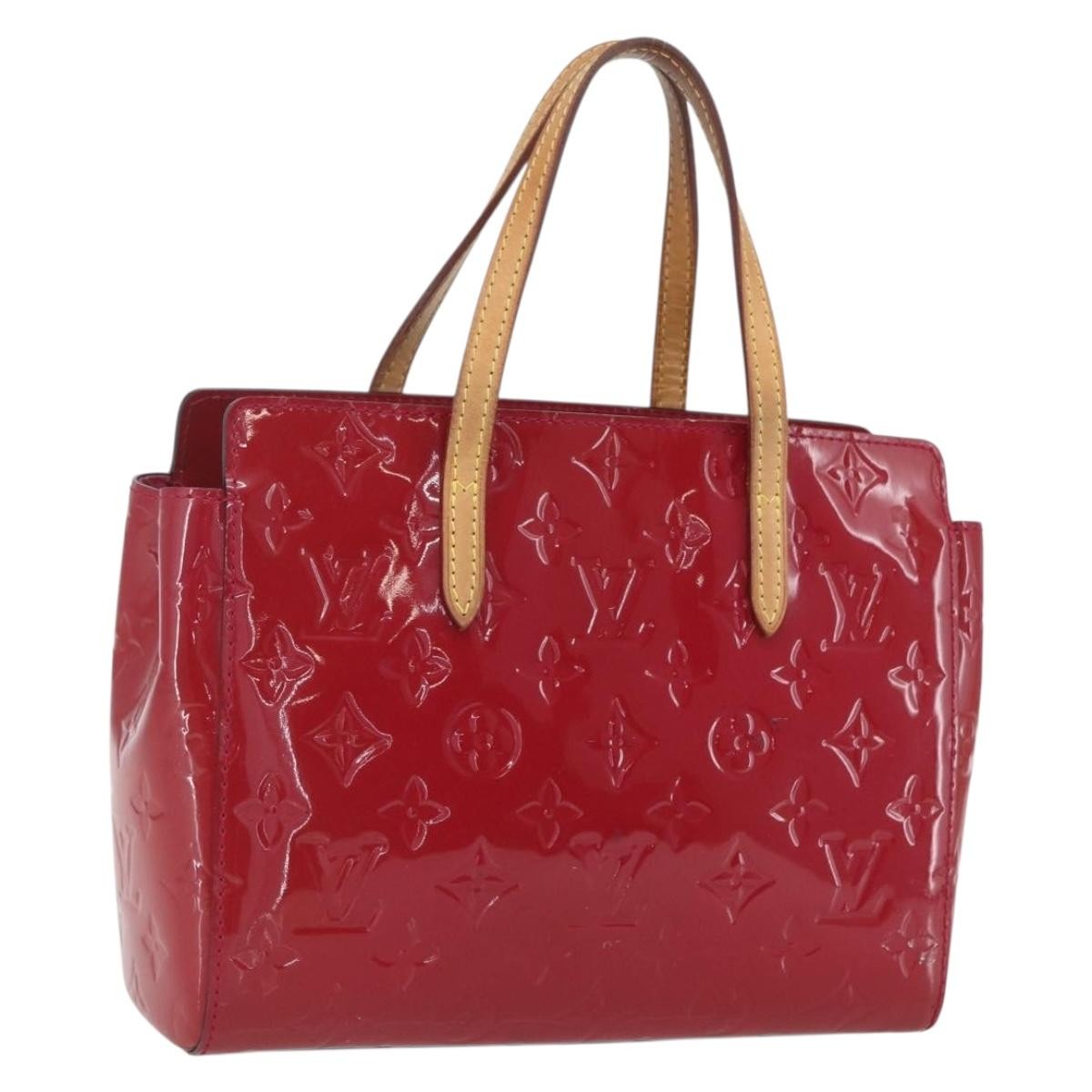 Louis Vuitton Catalina Handbag Monogram Vernis Pink Patent_Leather Handbag (Pre-Owned)