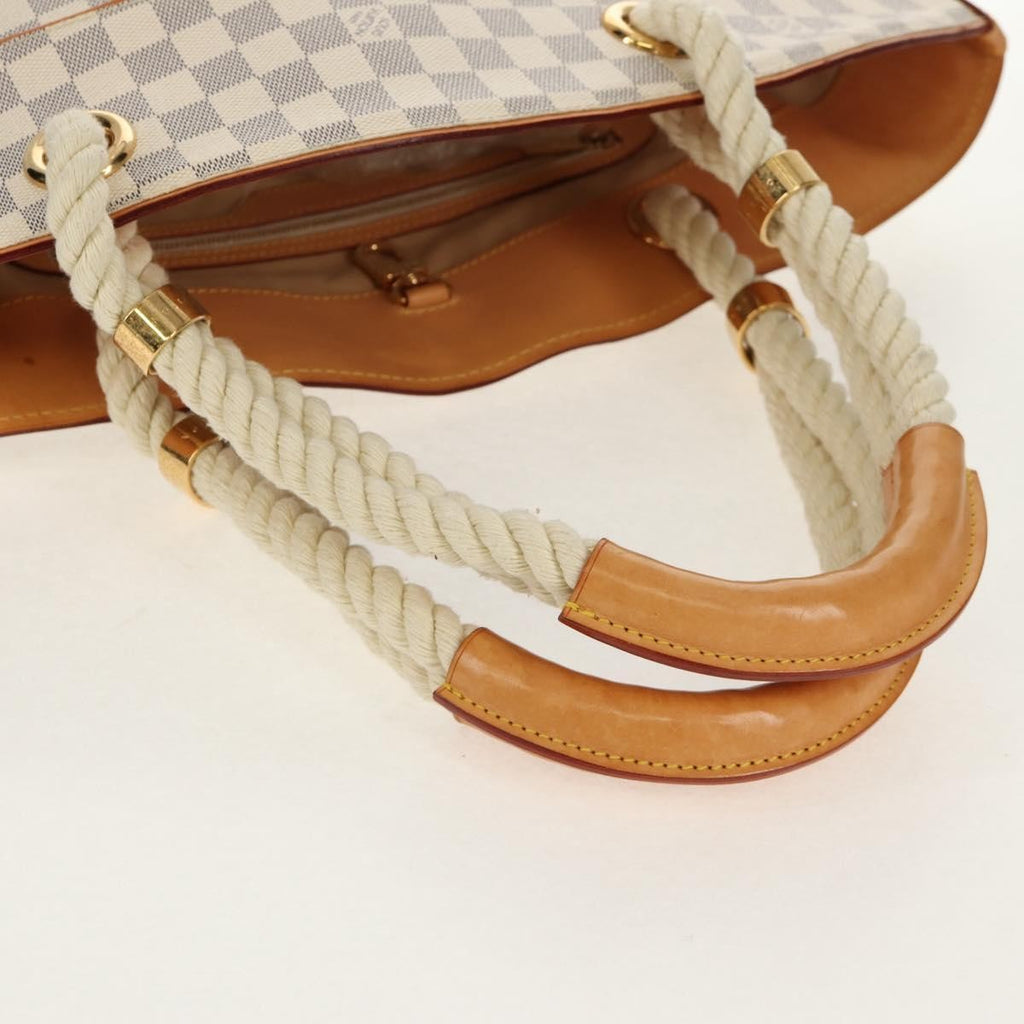 Louis Vuitton Pampelonne Handbag Damier White Canvas Tote Bag Bag (Pre-Owned)