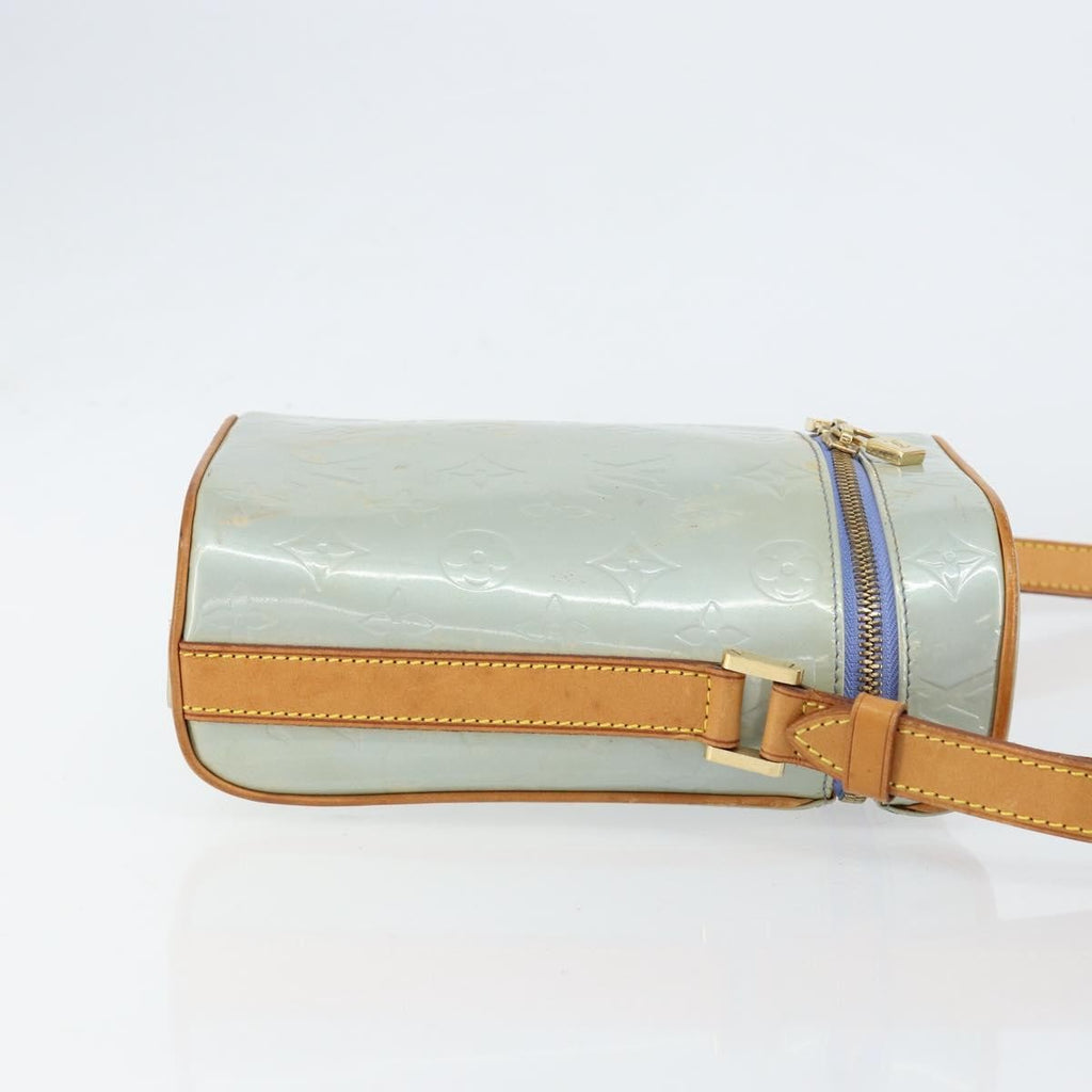 Louis Vuitton Sullivan Handbag Monogram Vernis Gray Patent_Leather Shoulder Bag Bag (Pre-Owned)