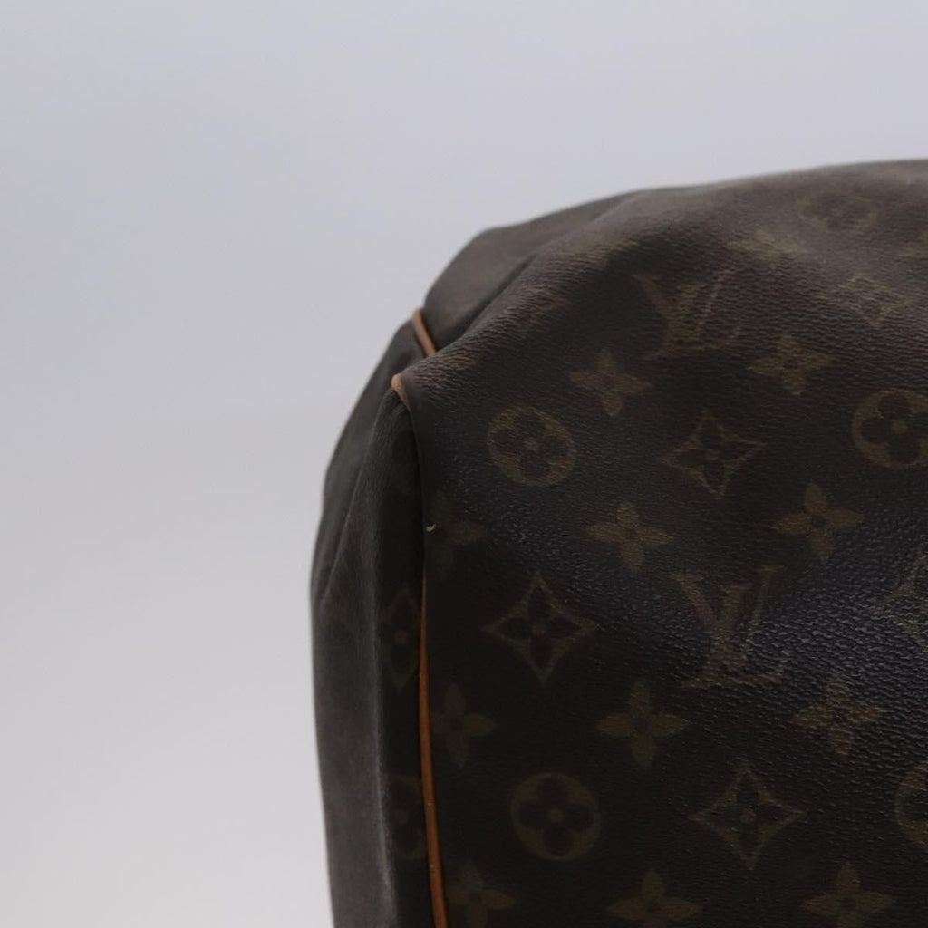 Louis Vuitton Keepall Bag Monogram Canvas Brown Canvas Travel Bag Bag (Pre-Owned)