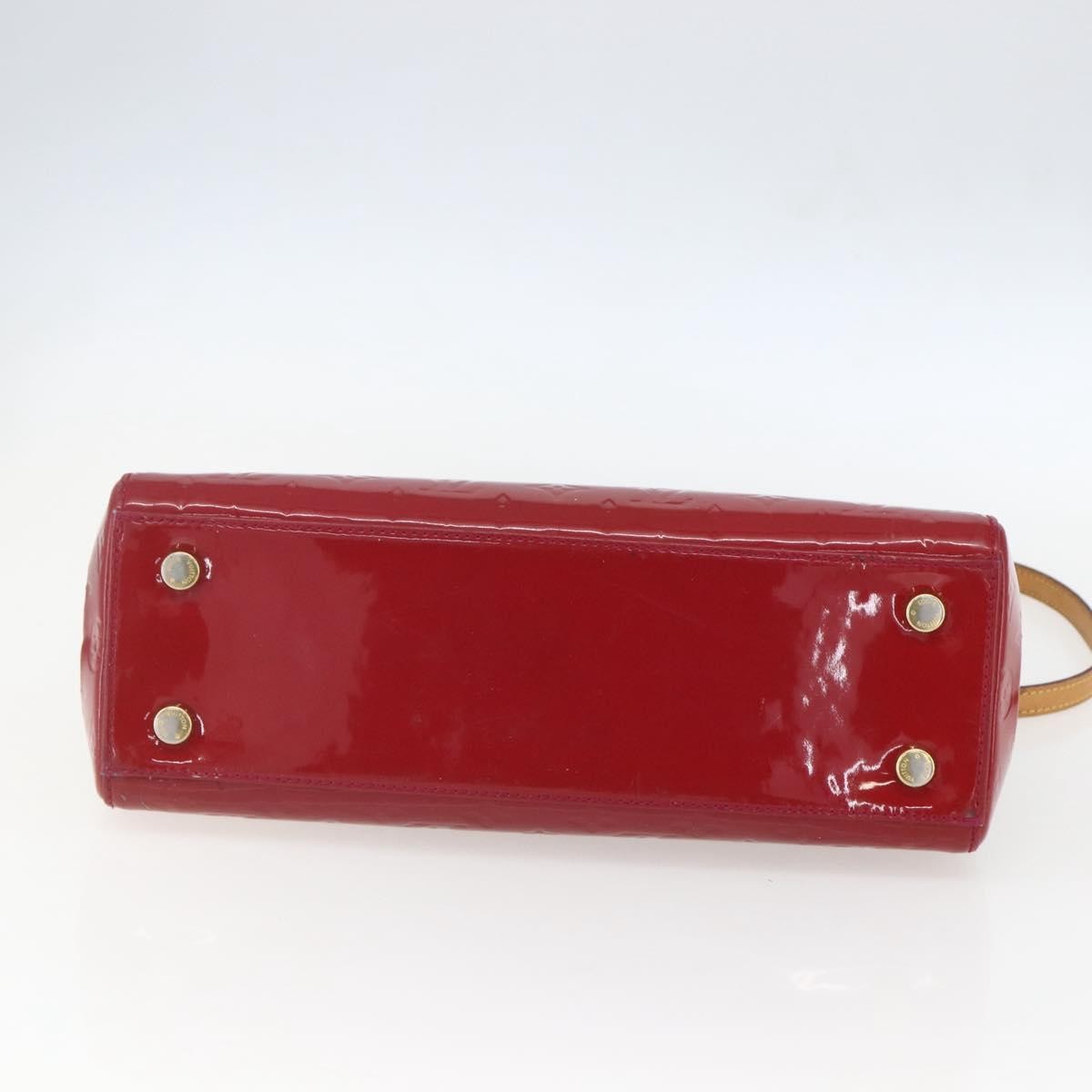 Louis Vuitton Brea Handbag Monogram Vernis Red Patent_Leather Handbag (Pre-Owned)