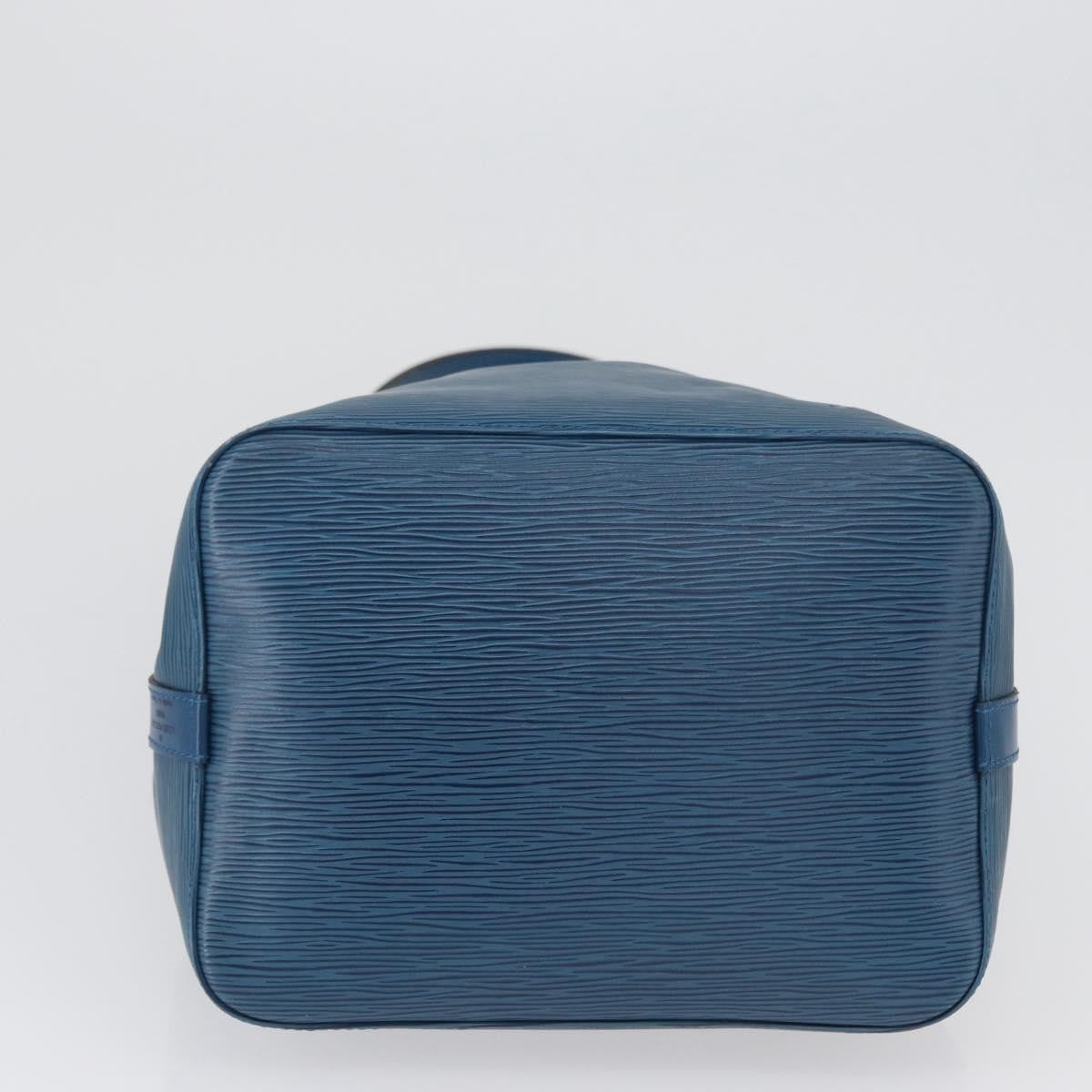 Louis Vuitton Petit Noe Handbag Epi Leather Blue Leather Shoulder Bag Bag (Pre-Owned)