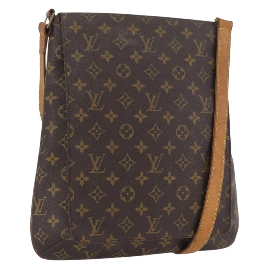 Louis Vuitton Musette Salsa Handbag Monogram Canvas Brown Canvas Shoulder Bag Bag (Pre-Owned)