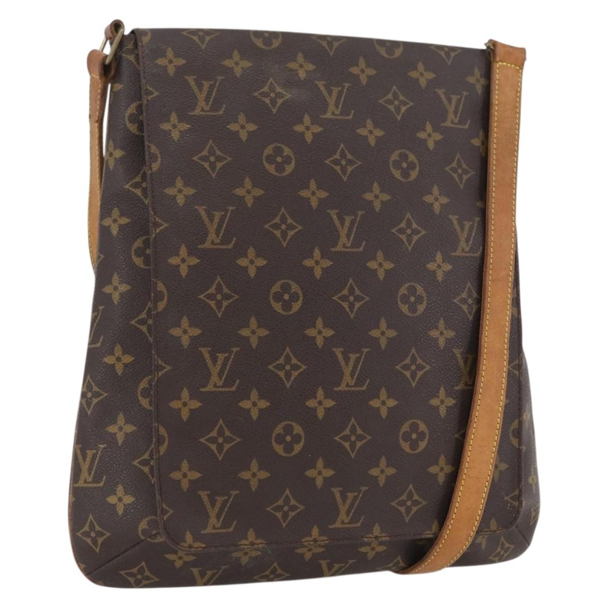 Louis Vuitton Musette Salsa Handbag Monogram Canvas Brown Canvas Shoulder Bag Bag (Pre-Owned)
