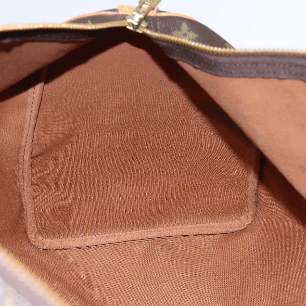 Louis Vuitton Keepall Bag Monogram Canvas Brown Canvas Travel Bag Bag (Pre-Owned)