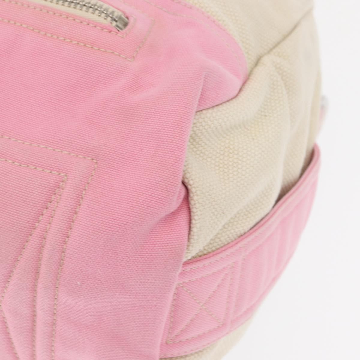 Chanel Sport Line Boston Ba Canvas Pink Canvas Travel Bag Bag (Pre-Owned)