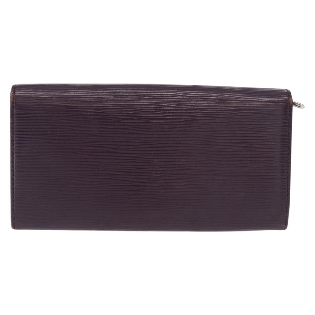 Louis Vuitton Vintage Sarah Wallet Epi Leather Purple Leather Wallets Accessory (Pre-Owned)