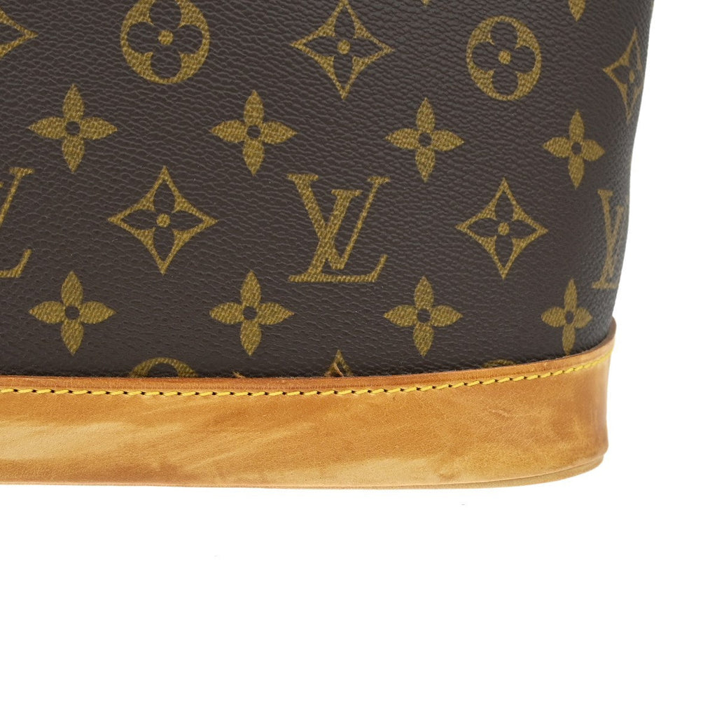 Louis Vuitton Alma Handbag Monogram Canvas Brown Canvas Handbag (Pre-Owned)