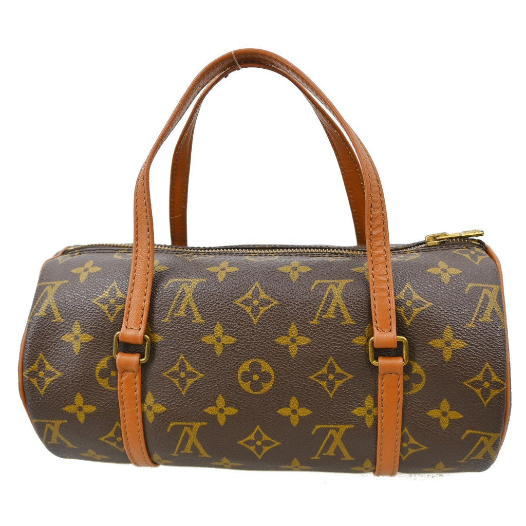 Louis Vuitton Papillon Handbag Monogram Canvas Brown Canvas Handbag (Pre-Owned)