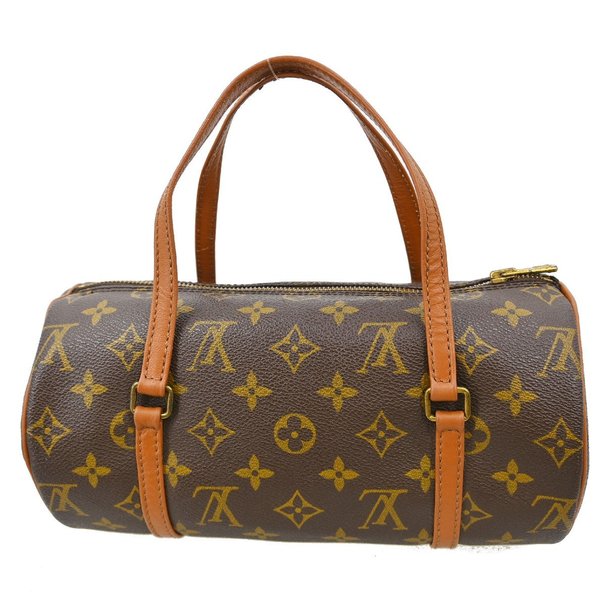 Louis Vuitton Papillon Handbag Monogram Canvas Brown Canvas Handbag (Pre-Owned)