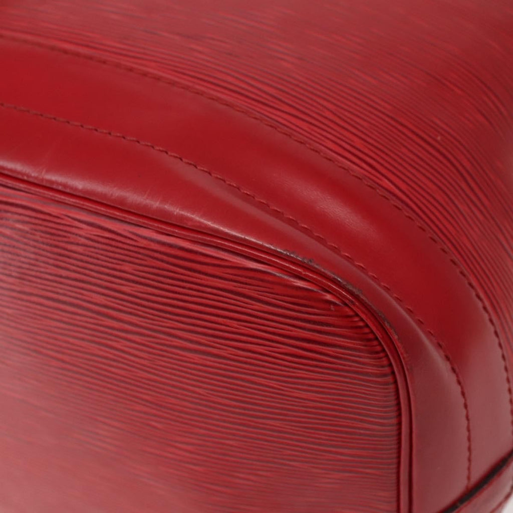 Louis Vuitton Noe Shoulder Bag Leather Red Leather Shoulder Bag Bag (Pre-Owned)