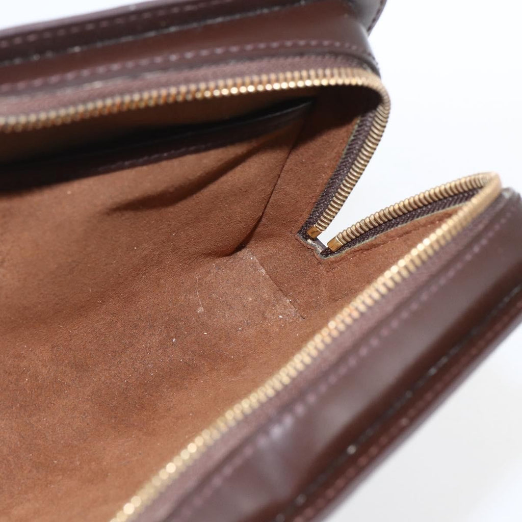 Louis Vuitton Pochette Saint Louis Damier Brown Canvas Clutche & Pouche Bag (Pre-Owned)