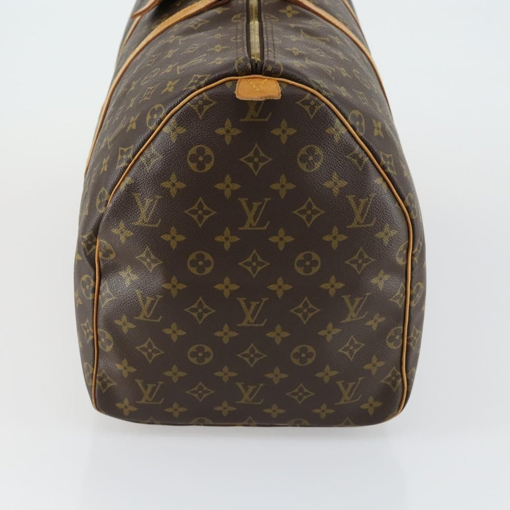 Louis Vuitton Keepall Bag Monogram Canvas Brown Canvas Travel Bag Bag (Pre-Owned)
