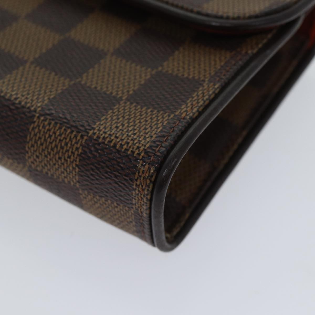 Louis Vuitton Florentine Waist Bag Damier Canvas Brown Canvas Clutche & Pouche Bag (Pre-Owned)