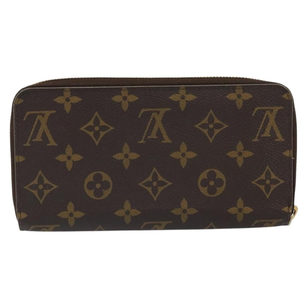 Louis Vuitton Zippy Wallet Canvas Brown Canvas Wallets Accessory (Pre-Owned)