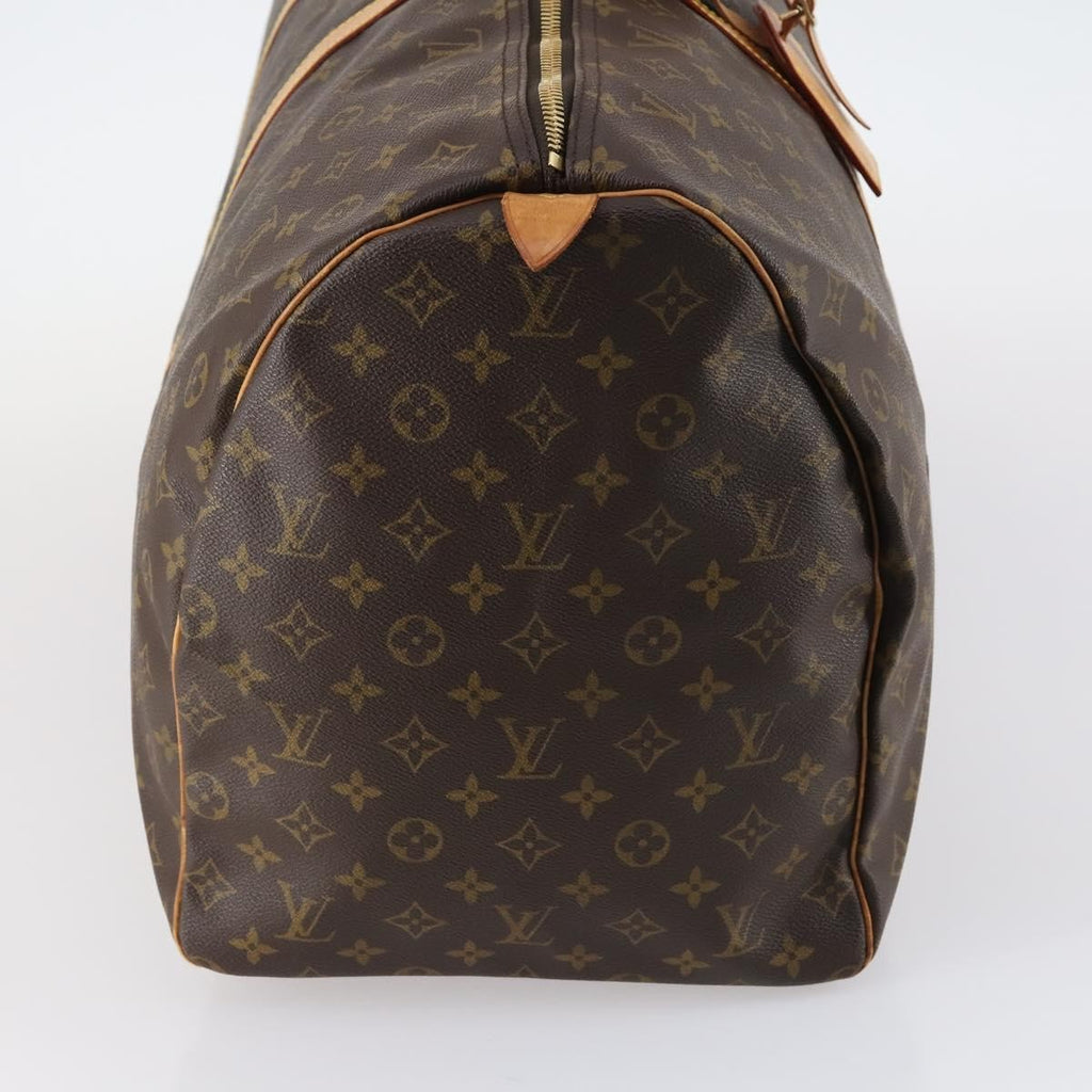 Louis Vuitton Keepall Bag Monogram Canvas Brown Canvas Travel Bag Bag (Pre-Owned)