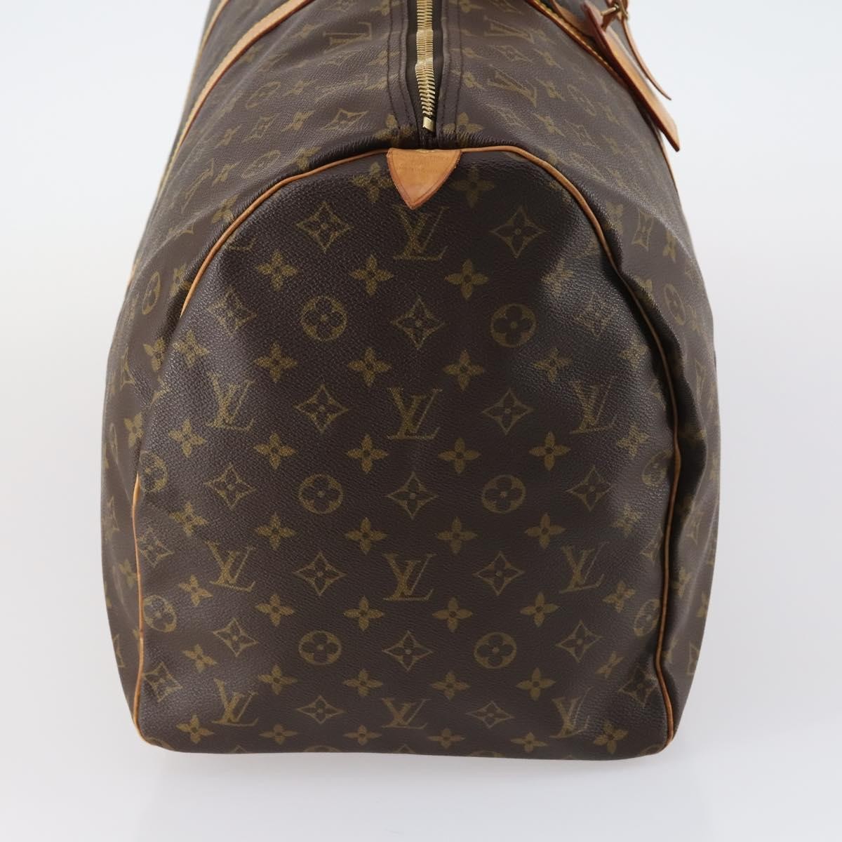 Louis Vuitton Keepall Bag Monogram Canvas Brown Canvas Travel Bag Bag (Pre-Owned)