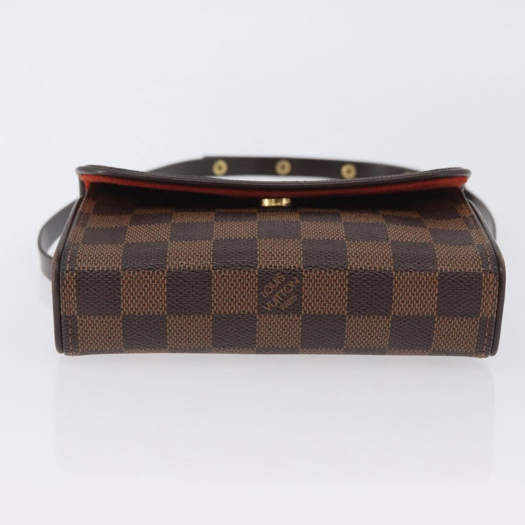 Louis Vuitton Florentine Waist Bag Monogram Canvas Brown Canvas Clutche & Pouche Bag (Pre-Owned)