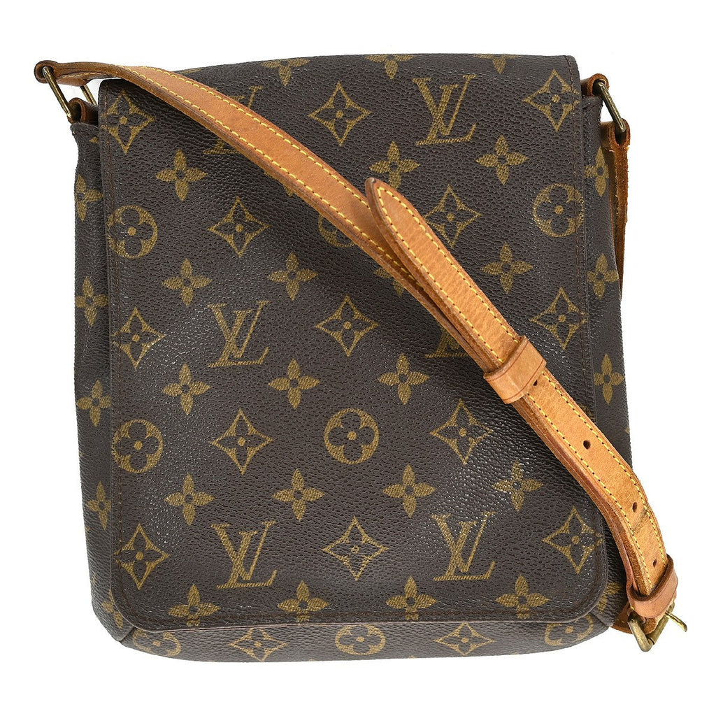 Louis Vuitton Musette Salsa Handbag Monogram Canvas Brown Canvas Shoulder Bag Bag (Pre-Owned)