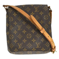 Louis Vuitton Musette Salsa Handbag Monogram Canvas Brown Canvas Shoulder Bag Bag (Pre-Owned)