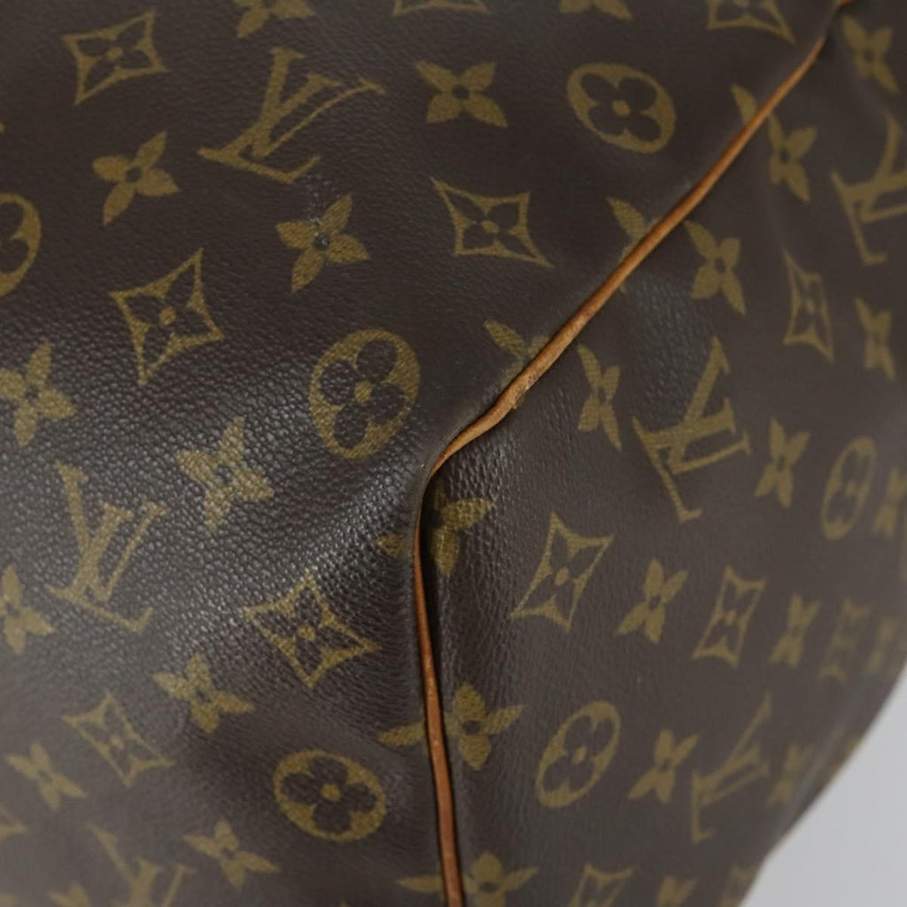 Louis Vuitton Keepall Bag Monogram Canvas Brown Canvas Travel Bag Bag (Pre-Owned)