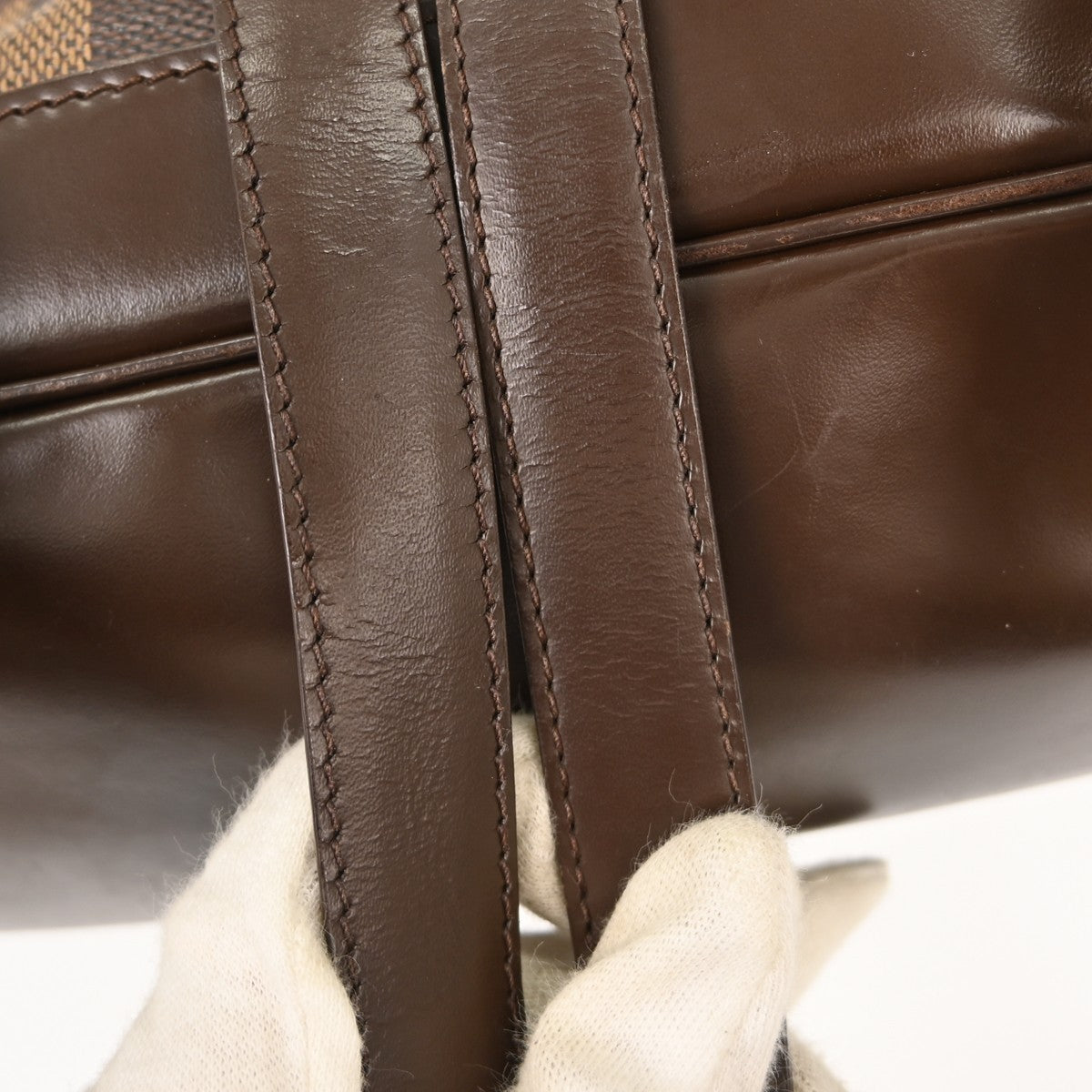 Louis Vuitton Soho Backpack Damier Brown Canvas Backpack Bag (Pre-Owned)