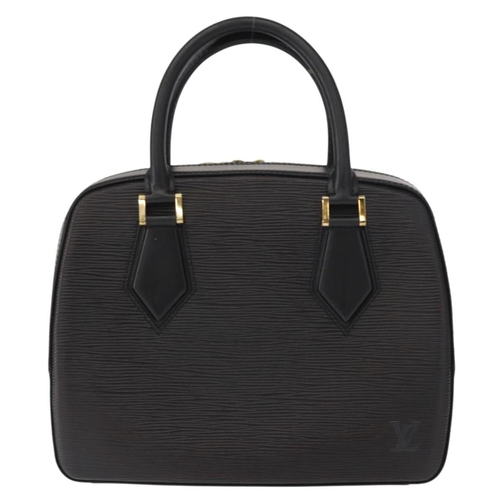 Louis Vuitton Sablons Handbag Epi Leather Black Leather Handbag (Pre-Owned)