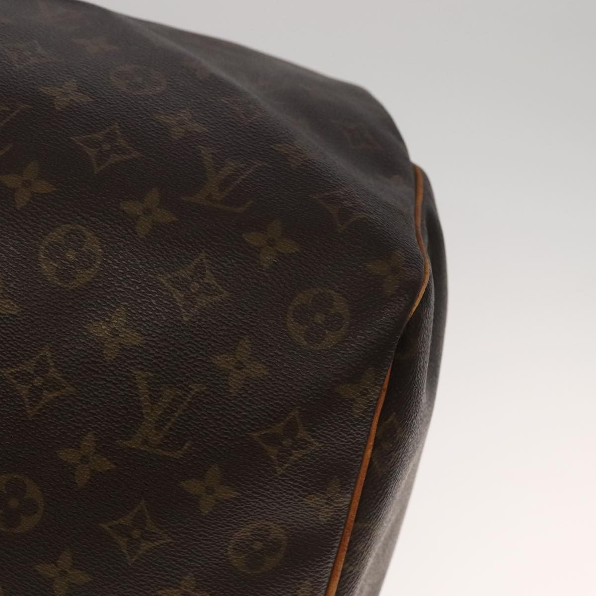 Louis Vuitton Keepall Bag Monogram Canvas Brown Canvas Travel Bag Bag (Pre-Owned)