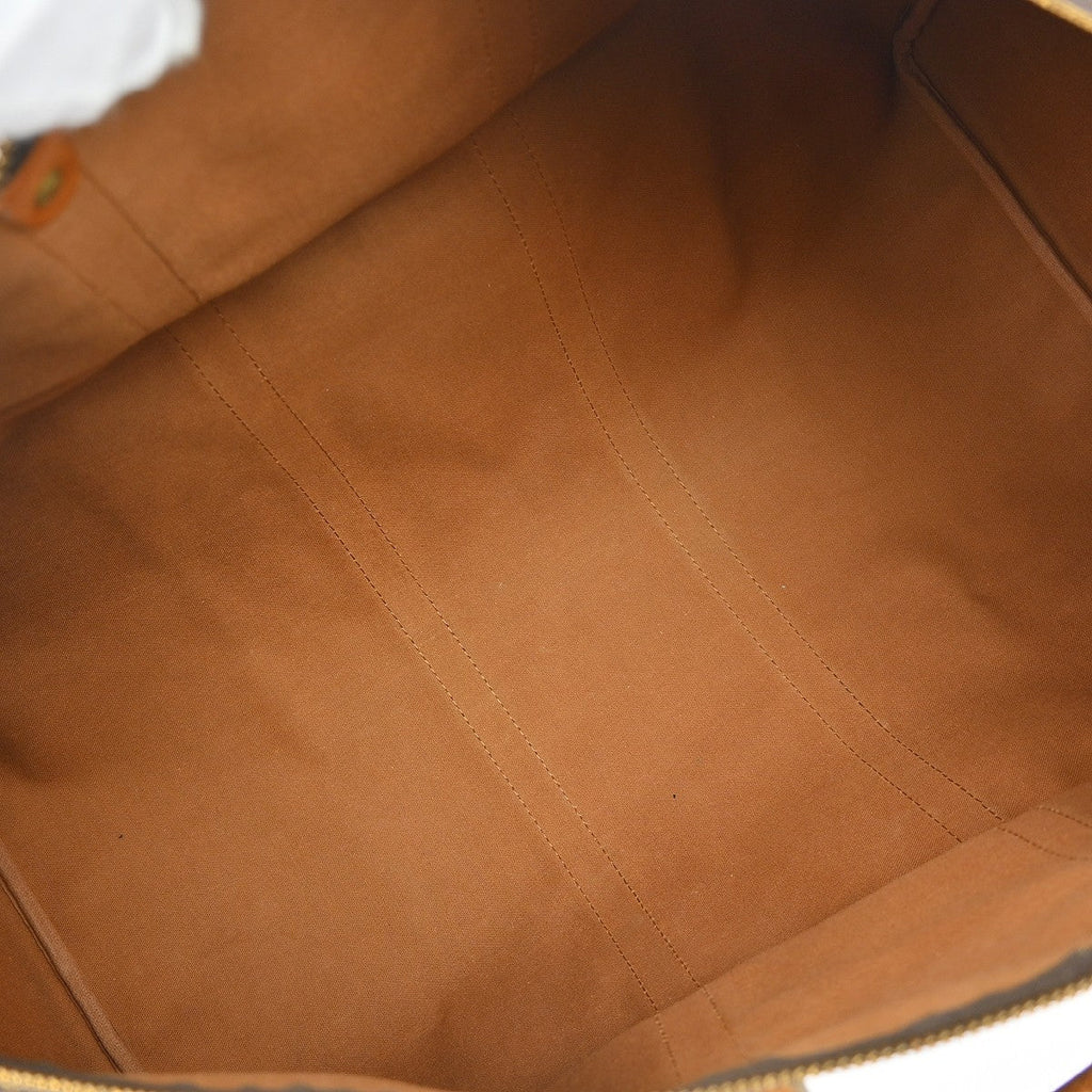 Louis Vuitton Keepall Bag Monogram Canvas Brown Canvas Travel Bag Bag (Pre-Owned)