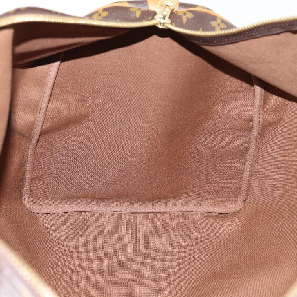 Louis Vuitton Keepall Bag Monogram Canvas Brown Canvas Travel Bag Bag (Pre-Owned)