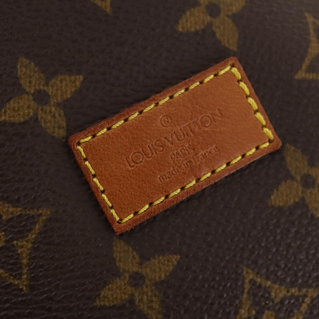 Louis Vuitton Saumur Handbag Monogram Canvas Brown Canvas Shoulder Bag Bag (Pre-Owned)