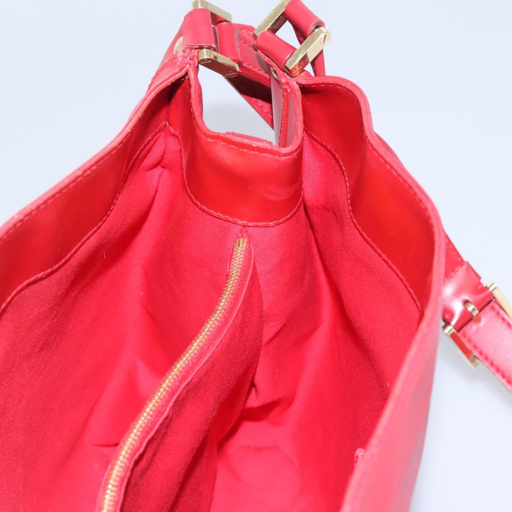 Louis Vuitton Mandara Handbag Epi Leather Red Leather Shoulder Bag Bag (Pre-Owned)